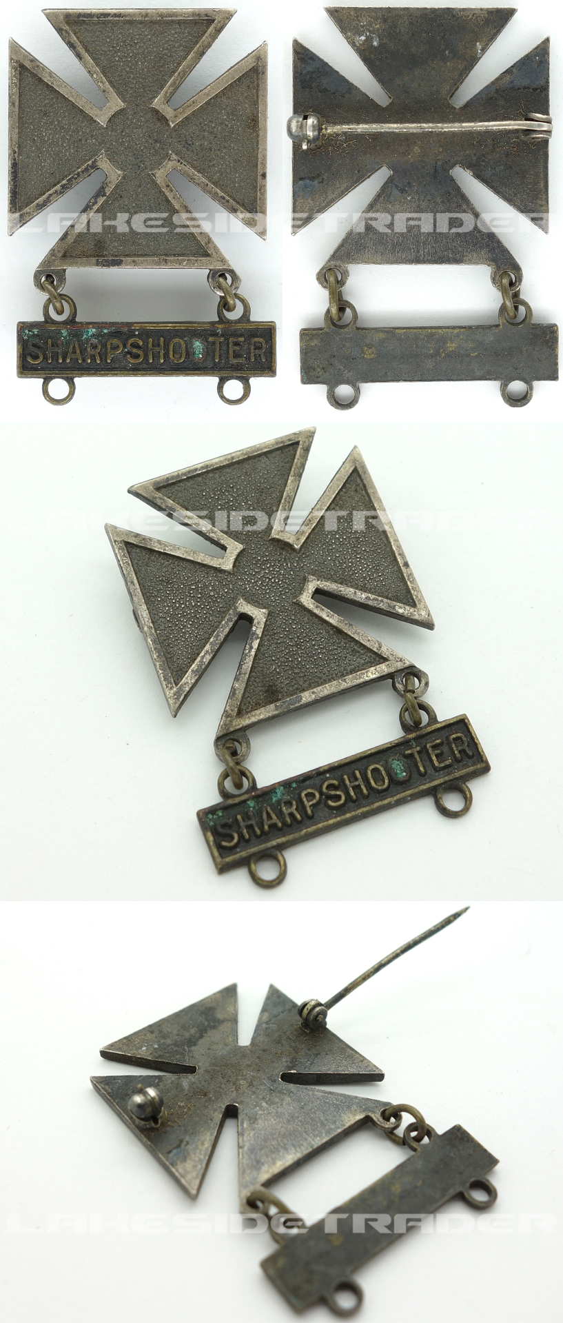US Army Marksman Badge with a Sharpshooter Clasp