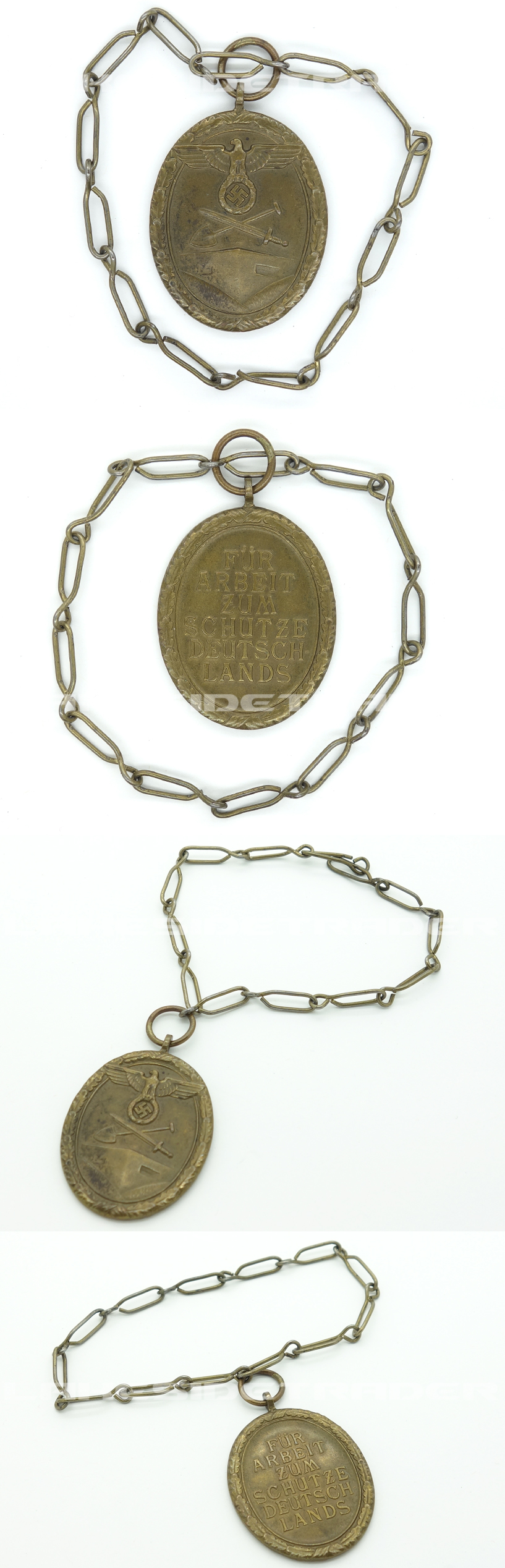 West Wall Medal on Chain