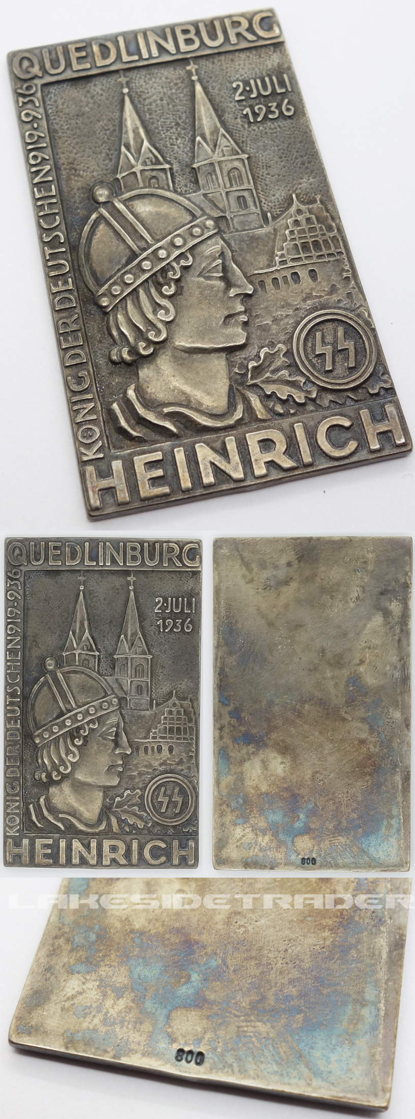 SS Quedlinburg Table Medal