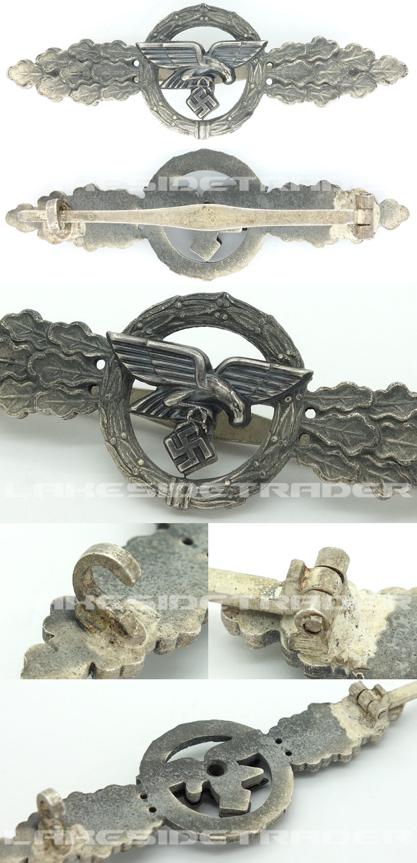 Luftwaffe Transport Clasp in Silver