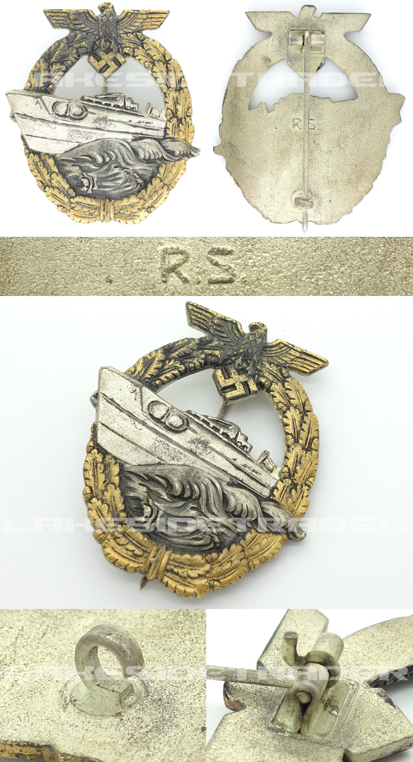 2nd Pattern E-Boat Badge by R.S.