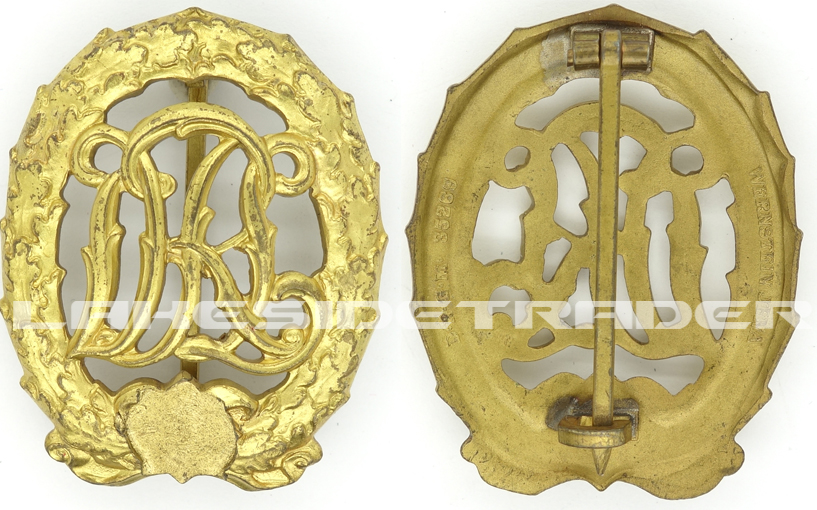 DeNazified Gold DRL Sports Badge