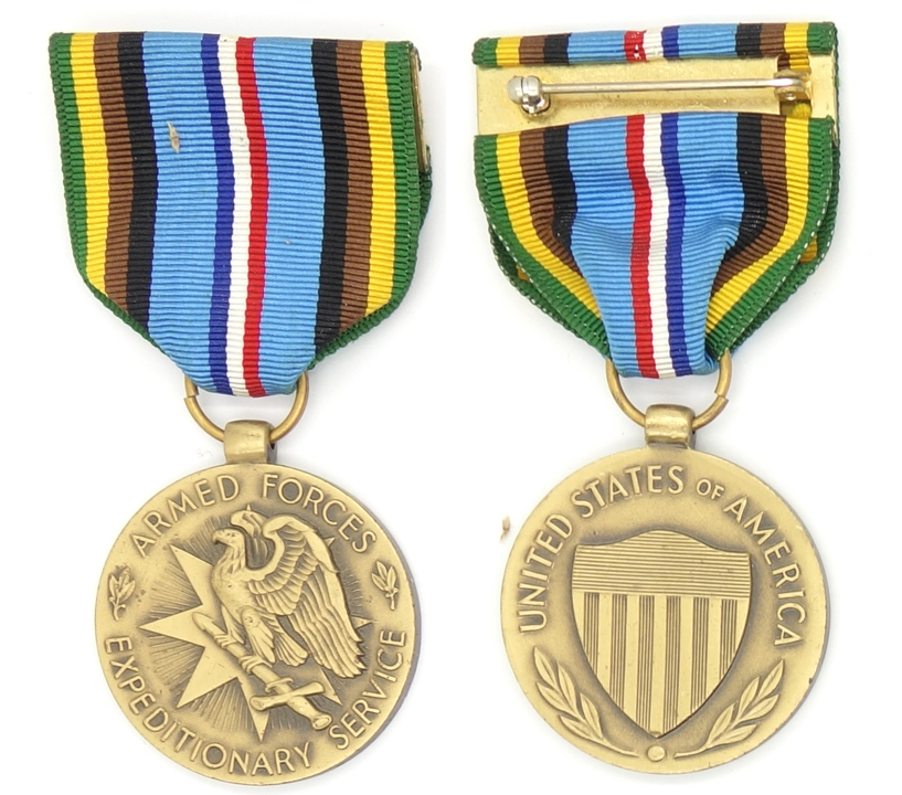 US armed forces expeditionary service Medal