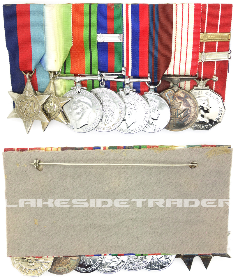 H.E. Swanson's Canadian 8 Place Medal Bar