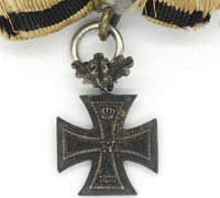 1870 Iron Cross Miniature With 25-Year Clasp