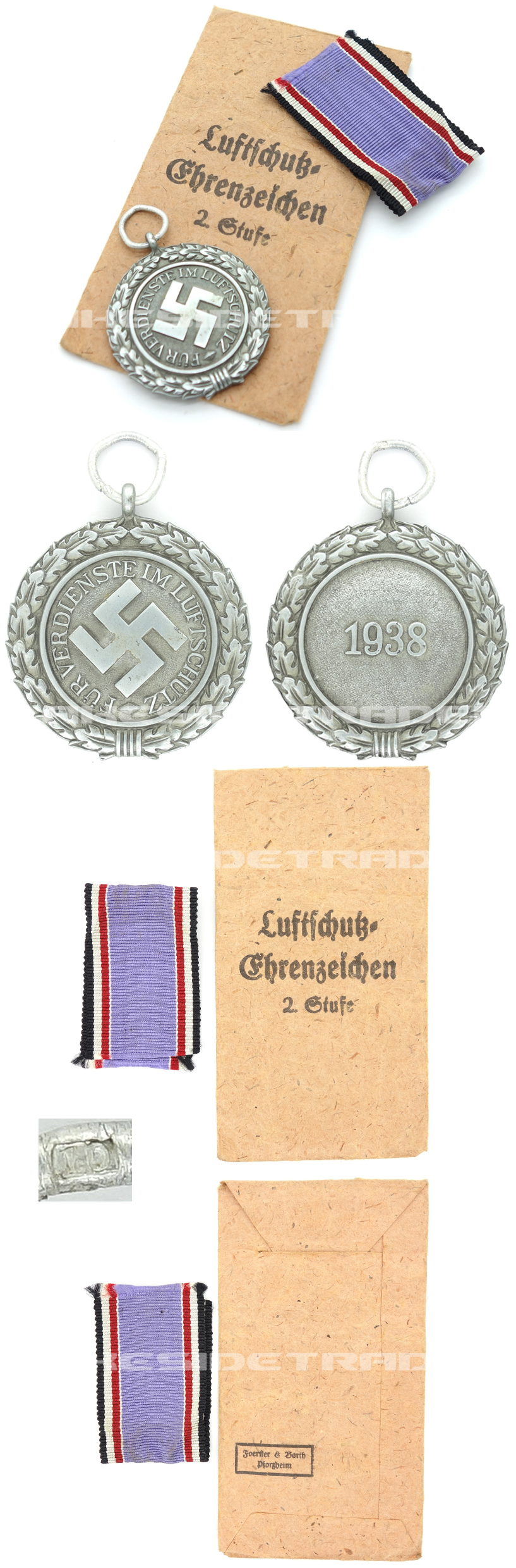 2nd Class Air Defense Medal in Issue Packet by 10