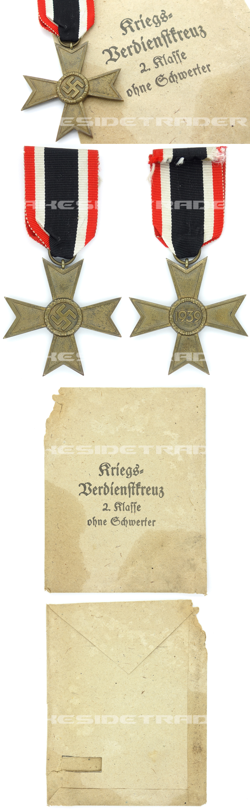 2nd Class War Merit Cross with Issue Packet