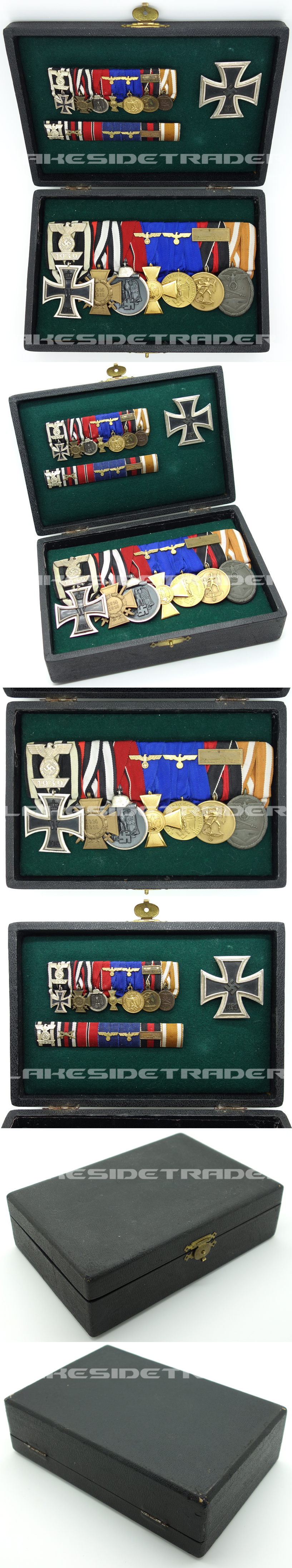 Cased Custom Army Medal Bar Assembly