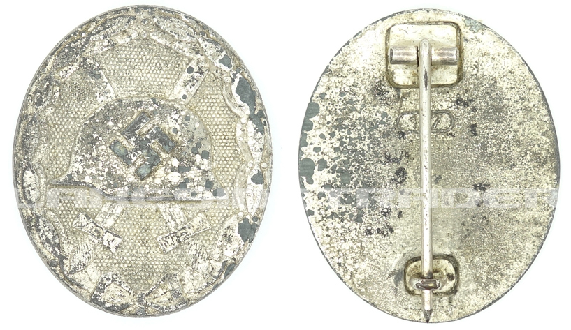 Silver Wound Badge by 107