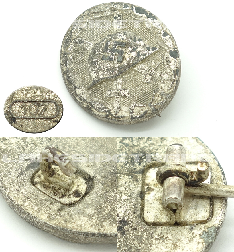 Silver Wound Badge by 107