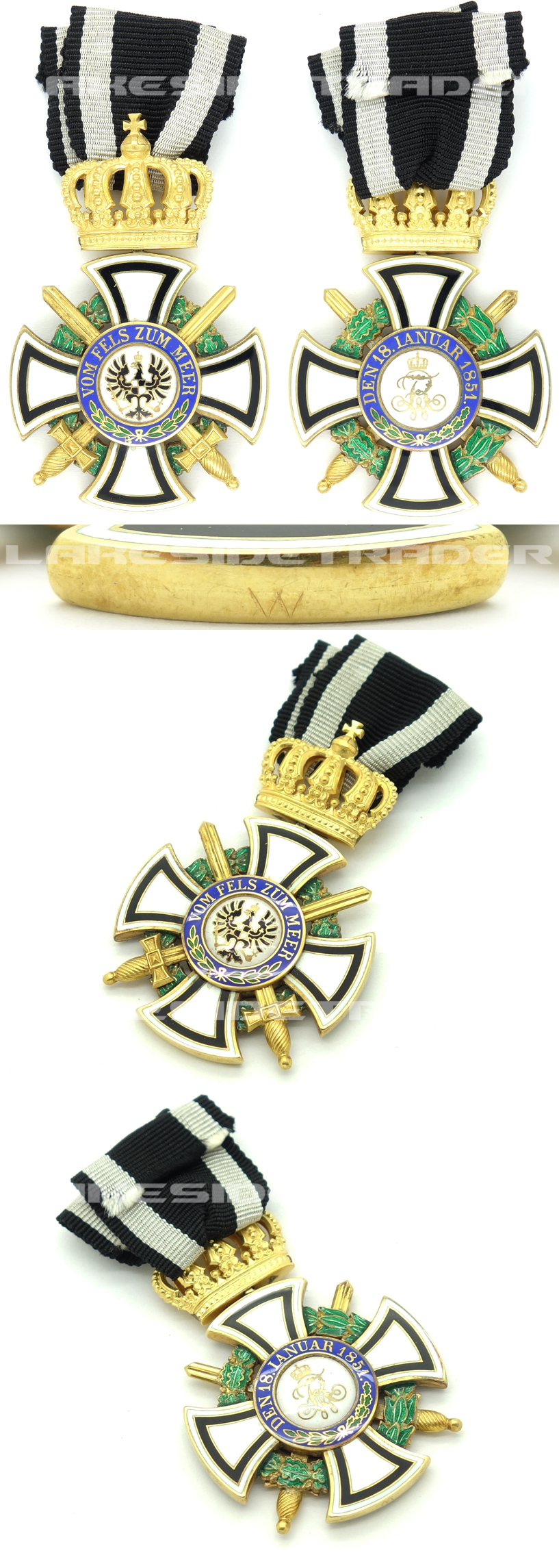 House Order of Hohenzollern - Knight’s Cross with Swords by Wagner