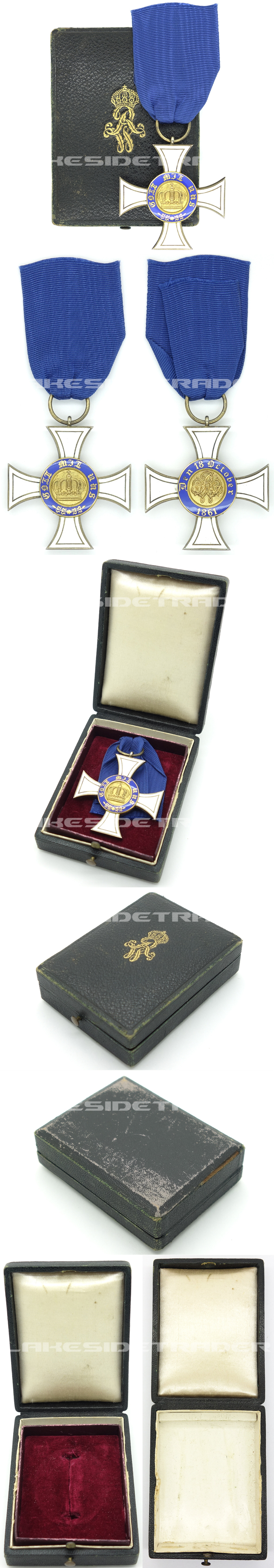 Cased Prussian 3rd Class Order of the Crown