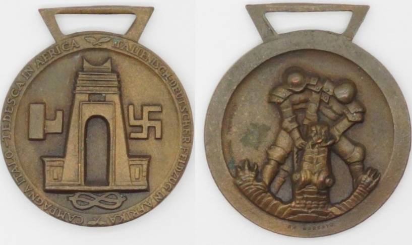 Italian-German African Campaign Medal by Lorioli