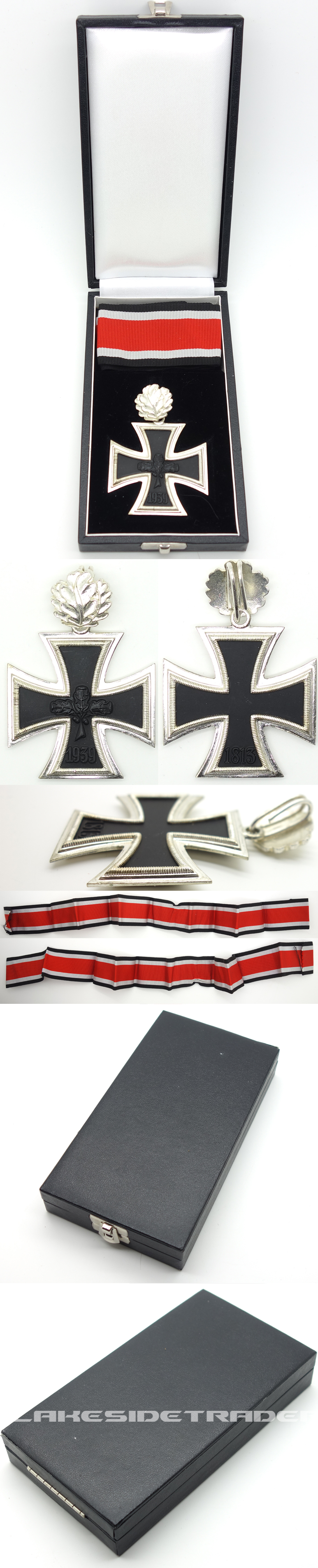 1957 Version - Cased Knight's Cross with Oak Leaves