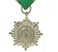 Silver 2nd Class Ostvolk Medal with Swords