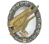 Luftwaffe Paratrooper Badge by Juncker