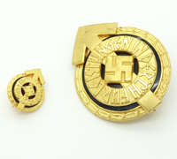 Hitler Youth Leader Sports Badge and Miniature