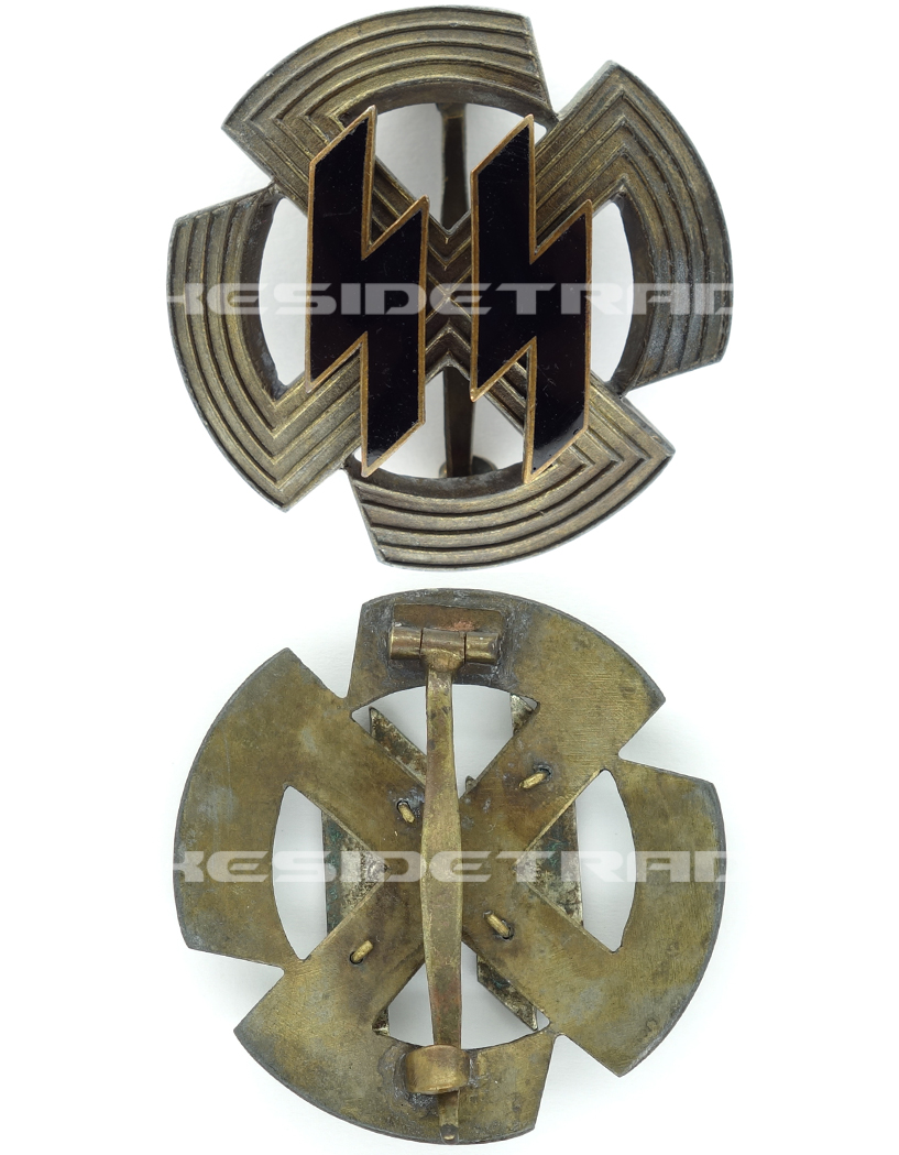 SS Germanic Proficiency Runes Badge in Bronze