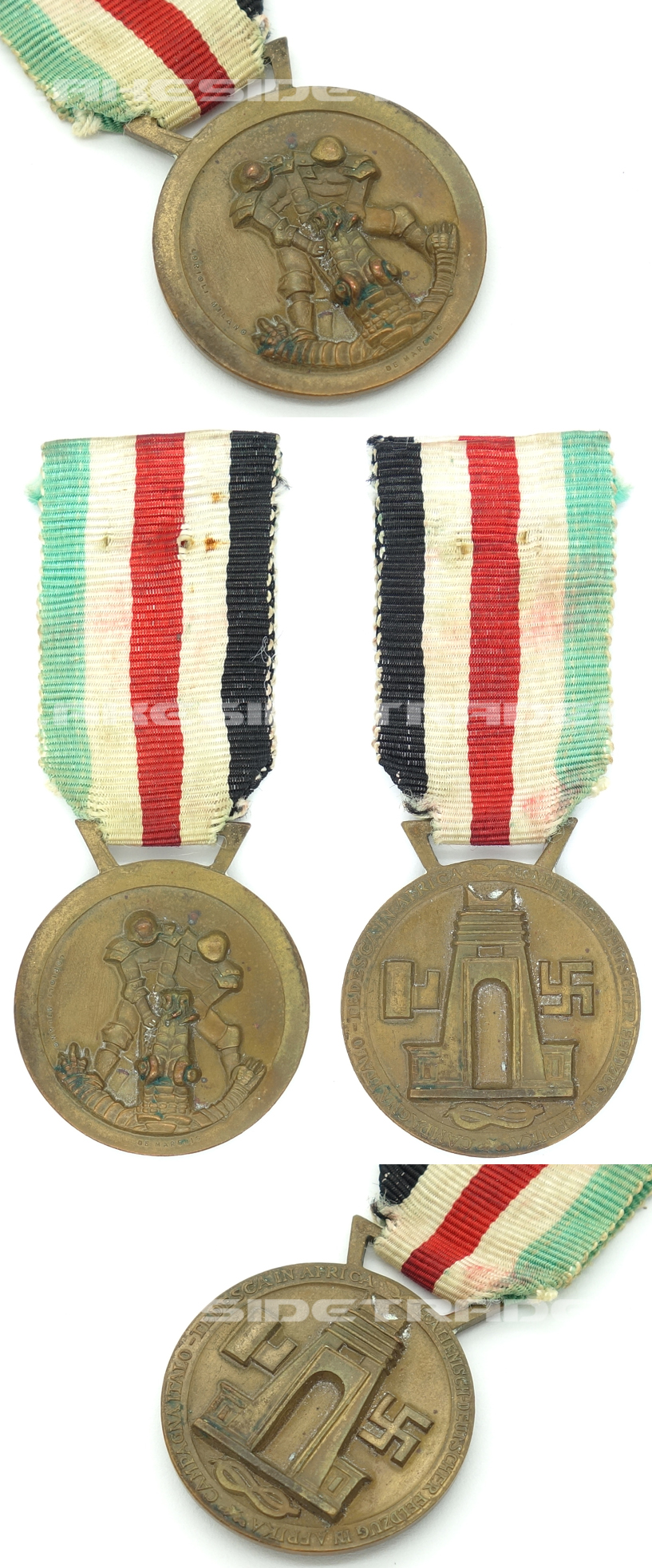 Italian-German African Campaign Medal by Lorioli