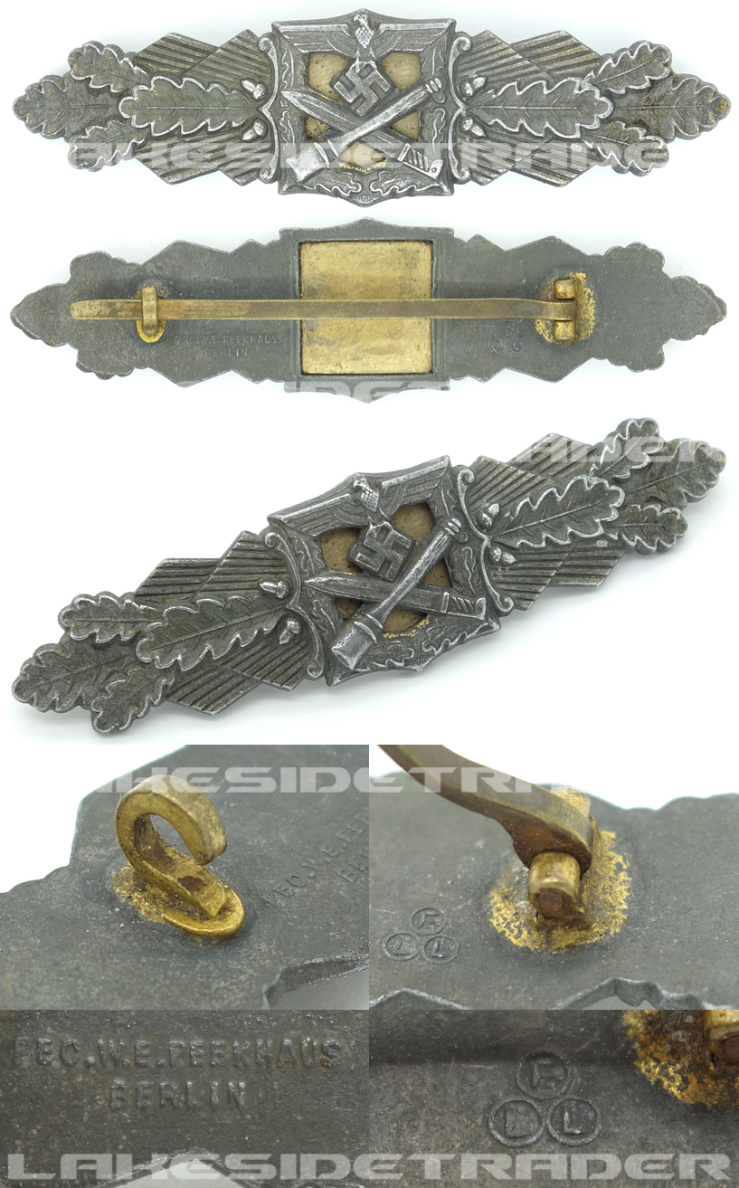 Army Close Combat Clasp in Gold by FLL