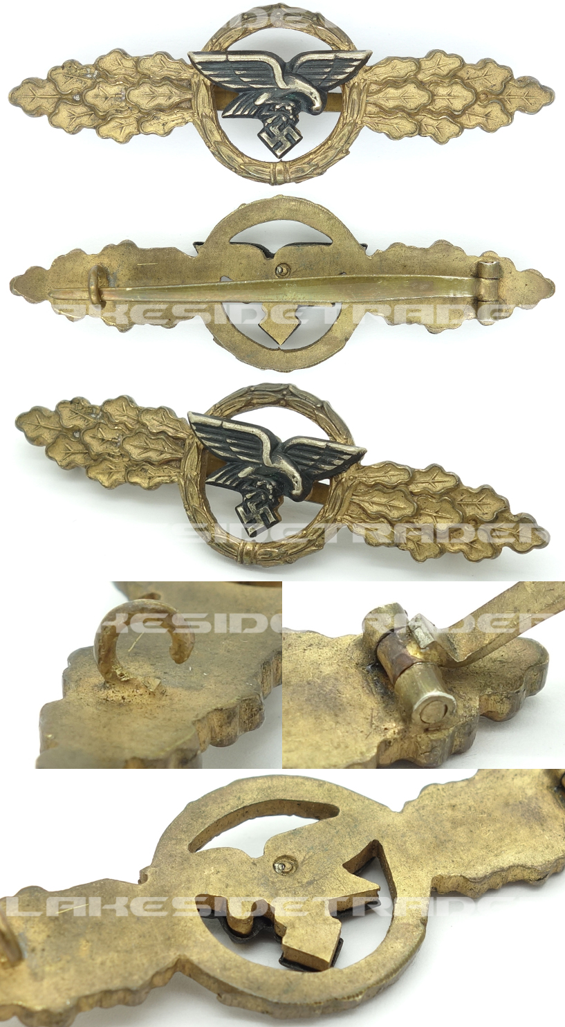 Luftwaffe Transport Clasp in Gold