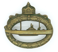 Imperial Navy U-Boat War Badge by Walter Schot