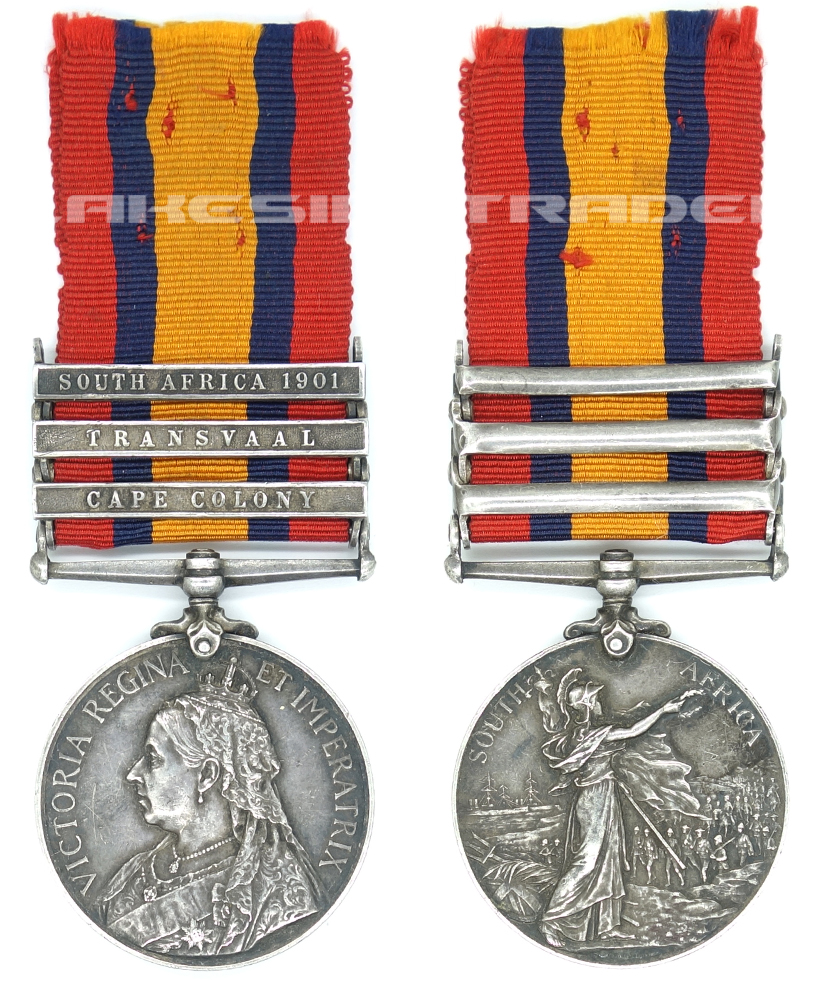 Queen’s South Africa Medal with Clasps