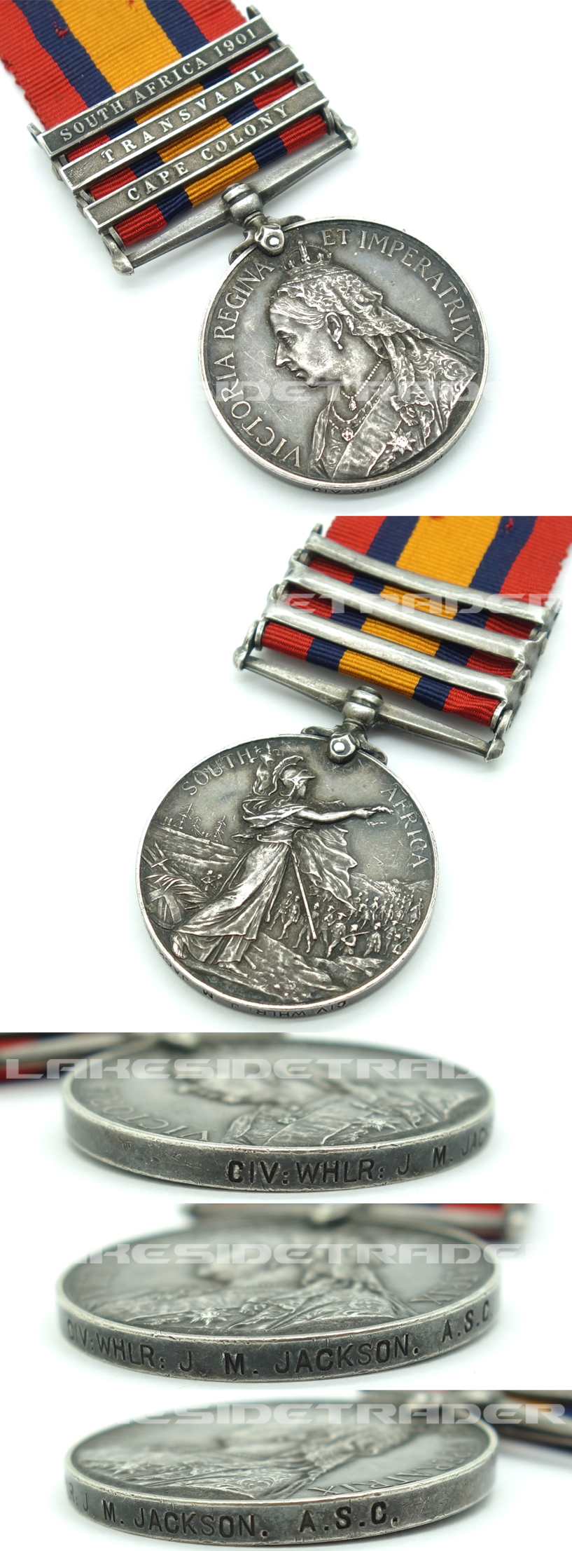 Queen’s South Africa Medal with Clasps