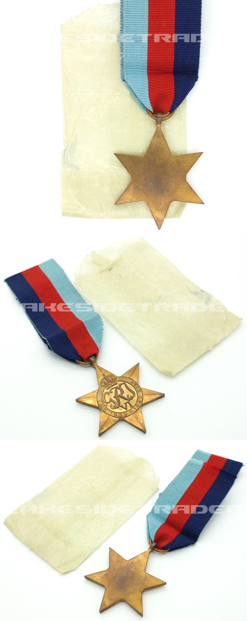 United Kingdom – Unissued 1939-1945 Star in Packet