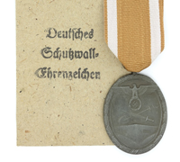  West Wall Medal with Packet by Carl Poellath