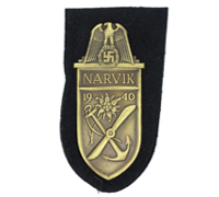 Narvik Campaign Arm Shield by Deumer