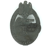 Panzer Assault Badge in Bronze by R.S.