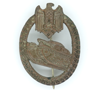 Panzer Shooting Lanyard Badge