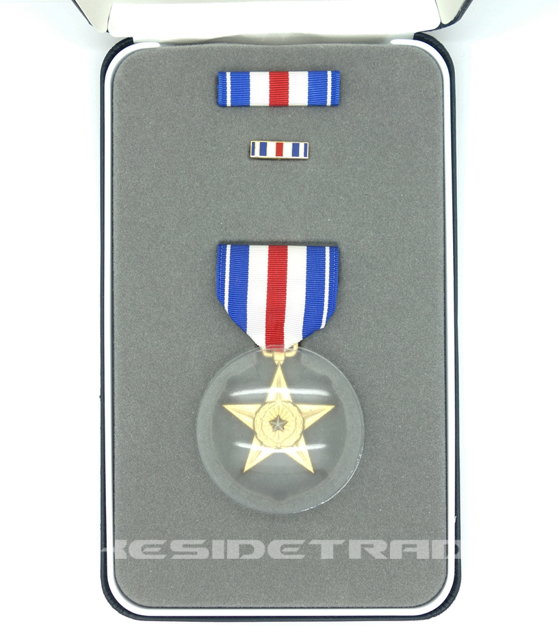 United States - Silver Star Medal Decoration Set