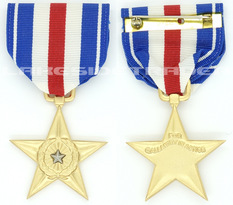 United States - Silver Star Medal Decoration Set