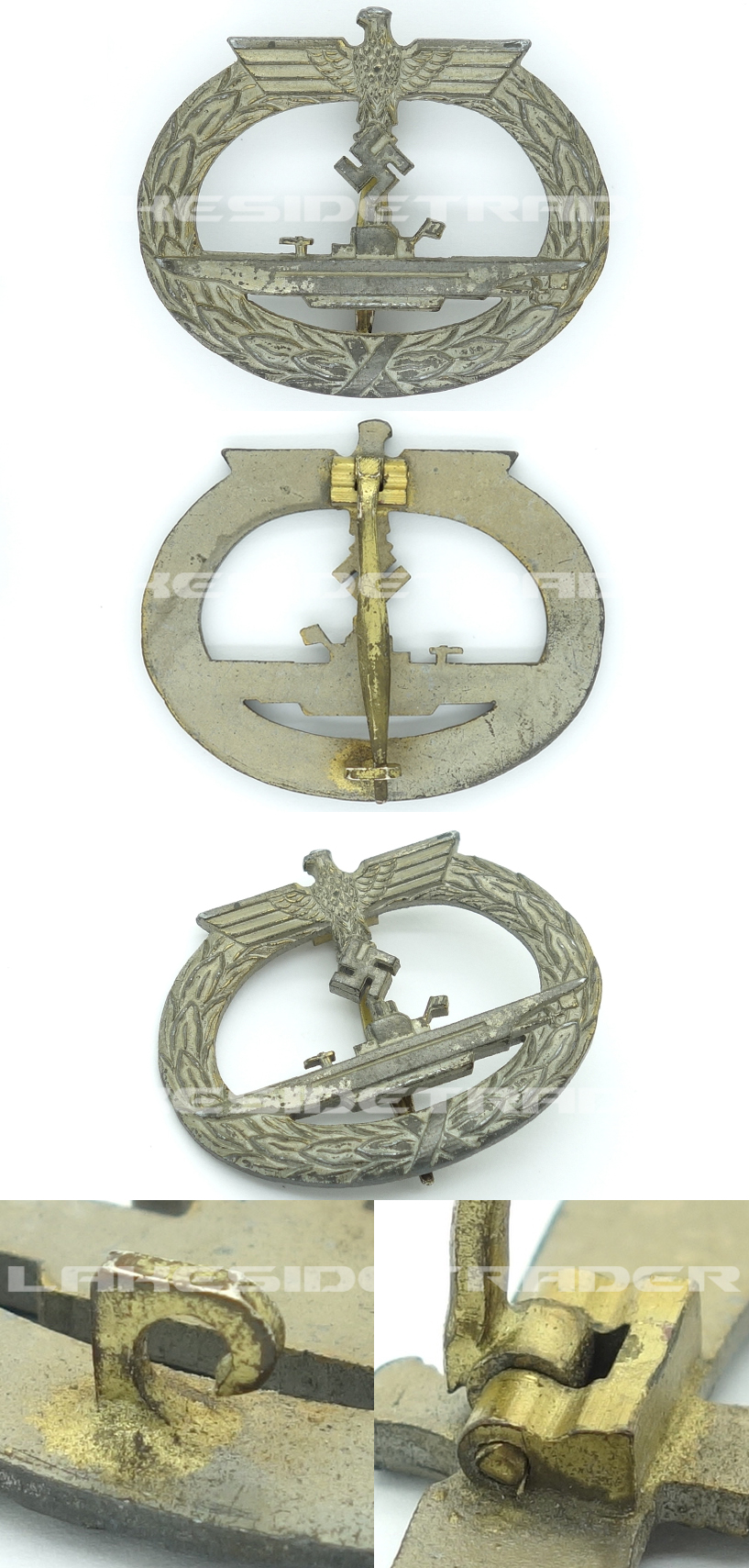 Navy UBoat Badge by B.H. Mayer Lakesidetrader