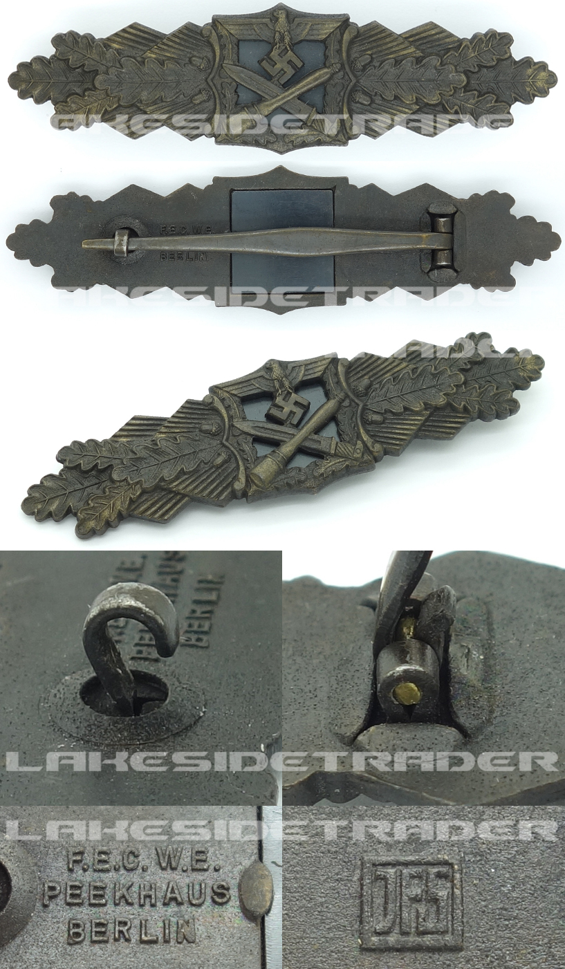 Army Close Combat Clasp in Bronze by JFS