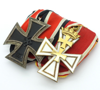 Danzig Cross on Two-Piece Medal Bar