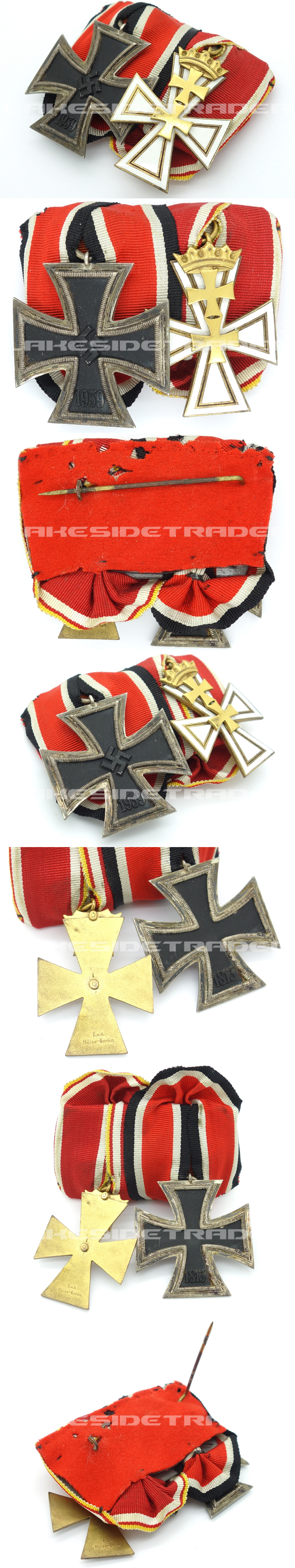 Danzig Cross on Two-Piece Medal Bar