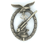 Luftwaffe Flak Badge by “Ball Hinge”