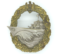Navy Destroyer Badge by Otto Schickle