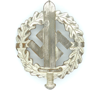 SA Sports Badge in Silver by Berg & Nolte