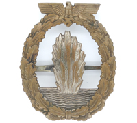 Navy Minesweeper Badge by W. Deumer