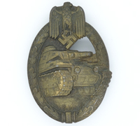 Unfinished - Panzer Assault Badge in Bronze by S&L
