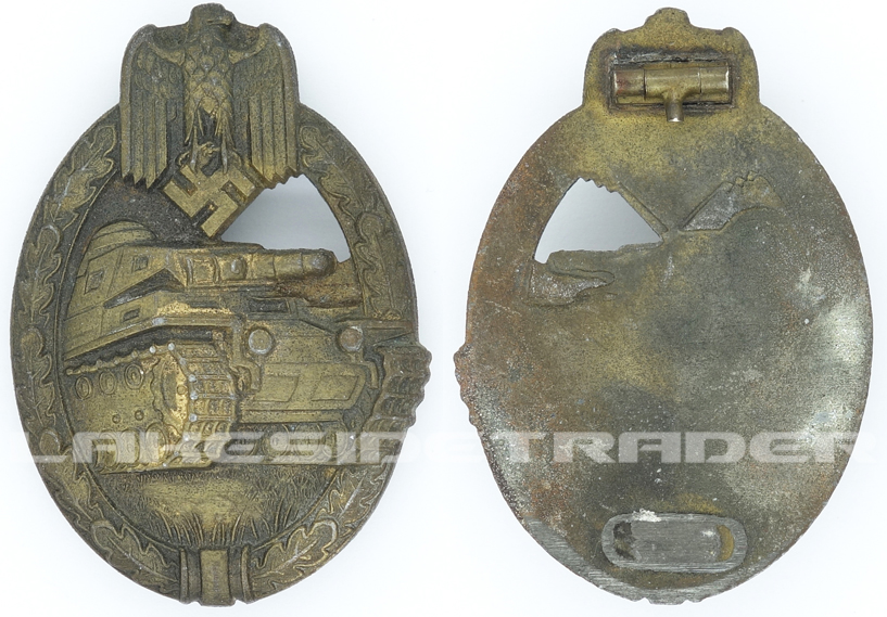 Unfinished - Panzer Assault Badge in Bronze by S&L
