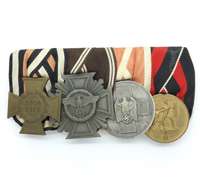 Four-Piece Non-Combatant Medal Bar