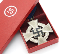 Cased 25 Year Faithful Service Cross