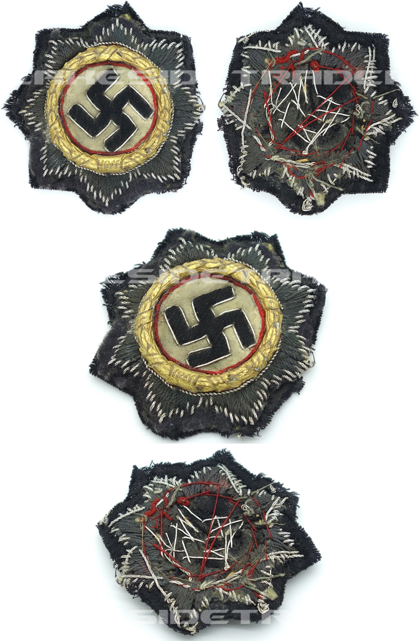 Luftwaffe Cloth German Cross in Gold