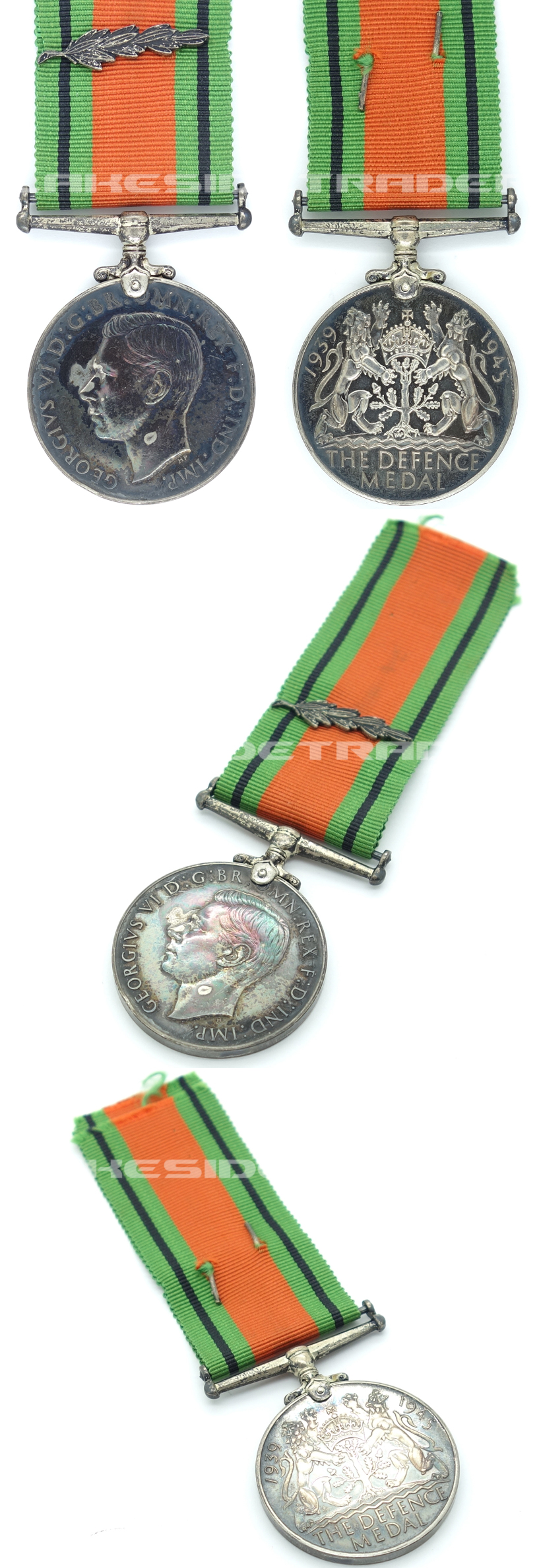Canadian, WWII - Defence Medal with KCBC