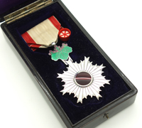 Japan - Cased Order of the Rising Sun 6th Class